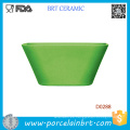 Venta al por mayor Green Square Ceramic Salad Bowl